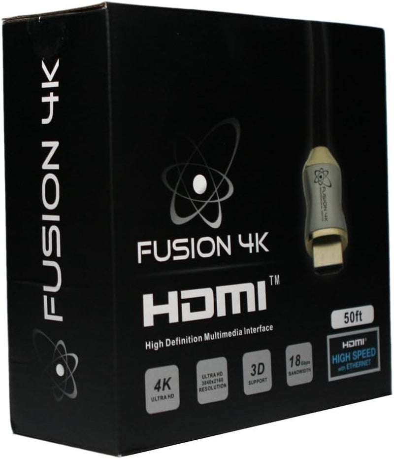 Premium 50ft High Speed 4K HDMI Cable - 4K @ 60Hz, CL3 Rated for Professional Use